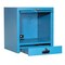 Global Industrial Counter Top CRT Security Computer Cabinet, Blue, 24-1/2W x 22-1/2D x 27H 607294BL - alternate 6